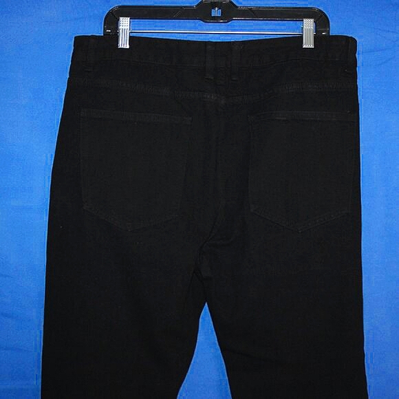 Thrashed Spider Web & Spider Print Black Jeans - Men's 36x29.5 - Goth/Punk Style - Picture 9 of 9